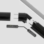 Соединитель угловой L-образный для треков встраиваемых Maytoni Accessories for tracks Gravity TRA010CLO-42B