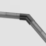 Соединитель угловой L-образный для треков встраиваемых Maytoni Accessories for tracks Gravity TRA010CLO-42B