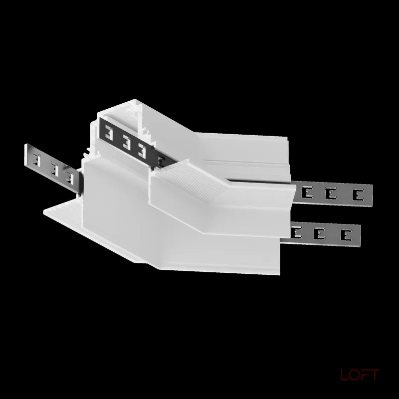 Соединитель угловой L-образный для треков встраиваемых Maytoni Accessories for tracks Gravity TRA010CLO-42W