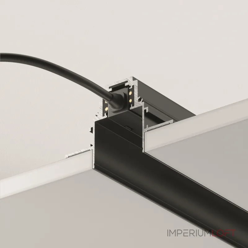 Трек встраиваемый Maytoni Busbar trunkings TRX004-222B Цвет арматуры черный