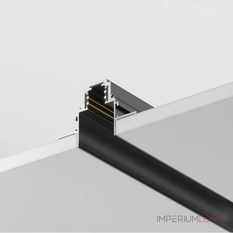 Трек встраиваемый Maytoni Busbar trunkings TRX004-222B Цвет арматуры черный