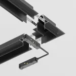 Соединитель угловой L-образный для треков встраиваемых Maytoni Accessories for tracks Gravity TRX010CL-22B