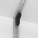 Соединитель угловой L-образный для треков накладных Maytoni Accessories for tracks Gravity TRX010ICL-21B