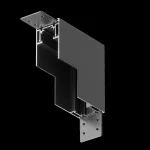 Соединитель угловой L-образный для треков накладных Maytoni Accessories for tracks Gravity TRX010ICL-21B