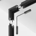 Соединитель угловой L-образный для треков встраиваемых Maytoni Accessories for tracks Gravity TRX010ICL-22B