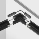 Соединитель угловой L-образный для треков встраиваемых Maytoni Accessories for tracks Gravity TRX010OCL-22B