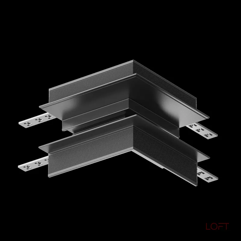 Соединитель угловой L-образный для треков встраиваемых Maytoni Accessories for tracks Gravity TRX010OCL-22B