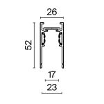 Трек накладной Maytoni Busbar trunkings Exility TRX034-412W