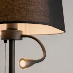 Торшер с подсветкой Maytoni Farel Z001FL-L3W-1B Цвет арматуры черный Цвет плафонов черный