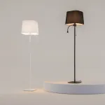 Торшер с подсветкой Maytoni Farel Z001FL-L3W-1W Цвет арматуры белый Цвет плафонов белый