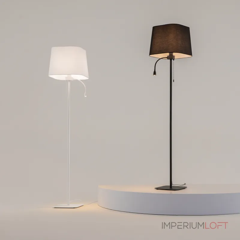 Торшер с подсветкой Maytoni Farel Z001FL-L3W-1W Цвет арматуры белый Цвет плафонов белый