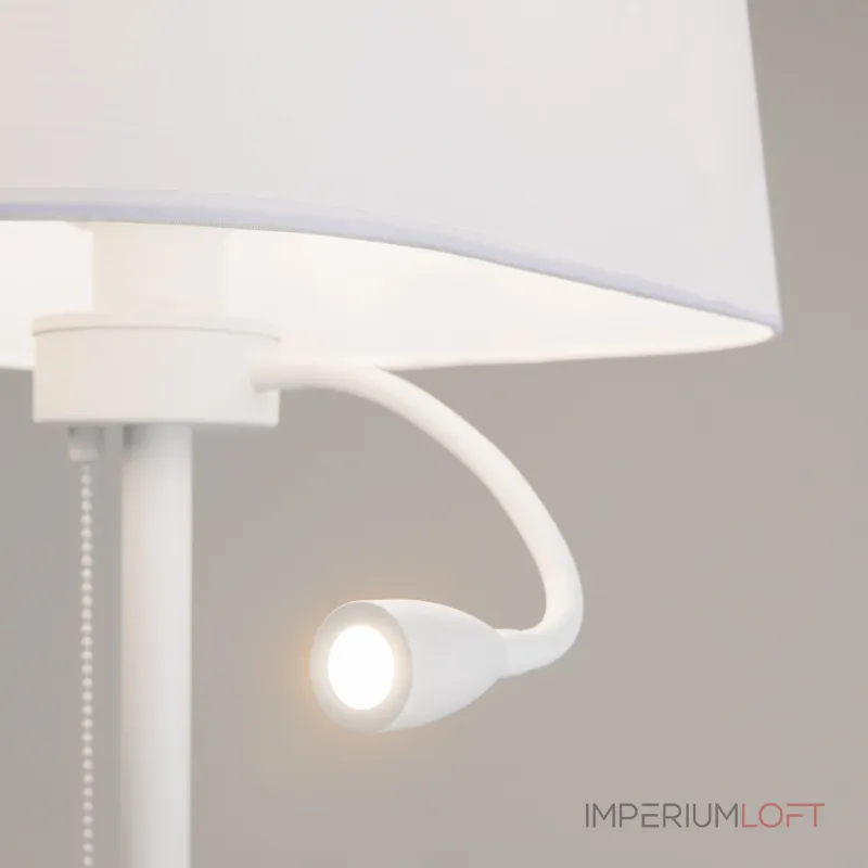 Торшер с подсветкой Maytoni Farel Z001FL-L3W-1W Цвет арматуры белый Цвет плафонов белый