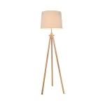 Торшер Maytoni Calvin Z177-FL-01-BR Цвет арматуры коричневый Цвет плафонов кремовый