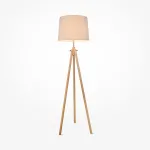 Торшер Maytoni Calvin Z177-FL-01-BR Цвет арматуры коричневый Цвет плафонов кремовый