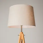 Торшер Maytoni Calvin Z177-FL-01-BR Цвет арматуры коричневый Цвет плафонов кремовый