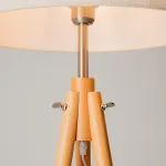 Торшер Maytoni Calvin Z177-FL-01-BR Цвет арматуры коричневый Цвет плафонов кремовый