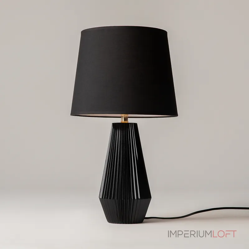Настольная лампа декоративная Maytoni Calvin Table Z181-TL-01-B Цвет арматуры черный Цвет плафонов черный