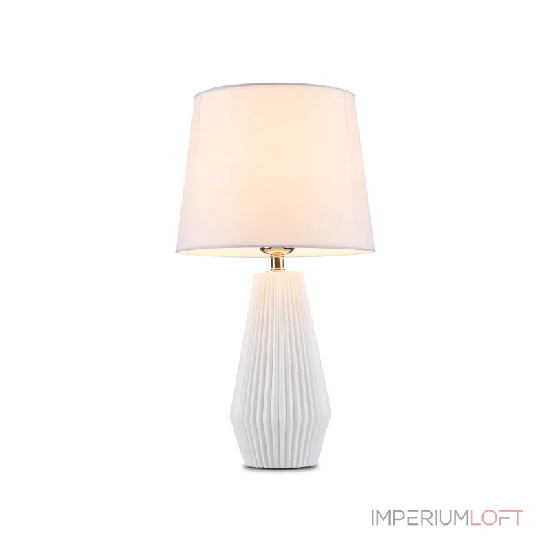 Настольная лампа декоративная Maytoni Calvin Table Z181-TL-01-W Цвет арматуры белый Цвет плафонов белый