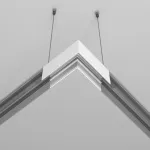 Коннектор угловой Exility накладной белый