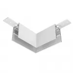 Коннектор угловой Exility накладной белый