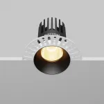Встраиваемый светильник Maytoni Dip DL121-15W-2.7K-TRS-B