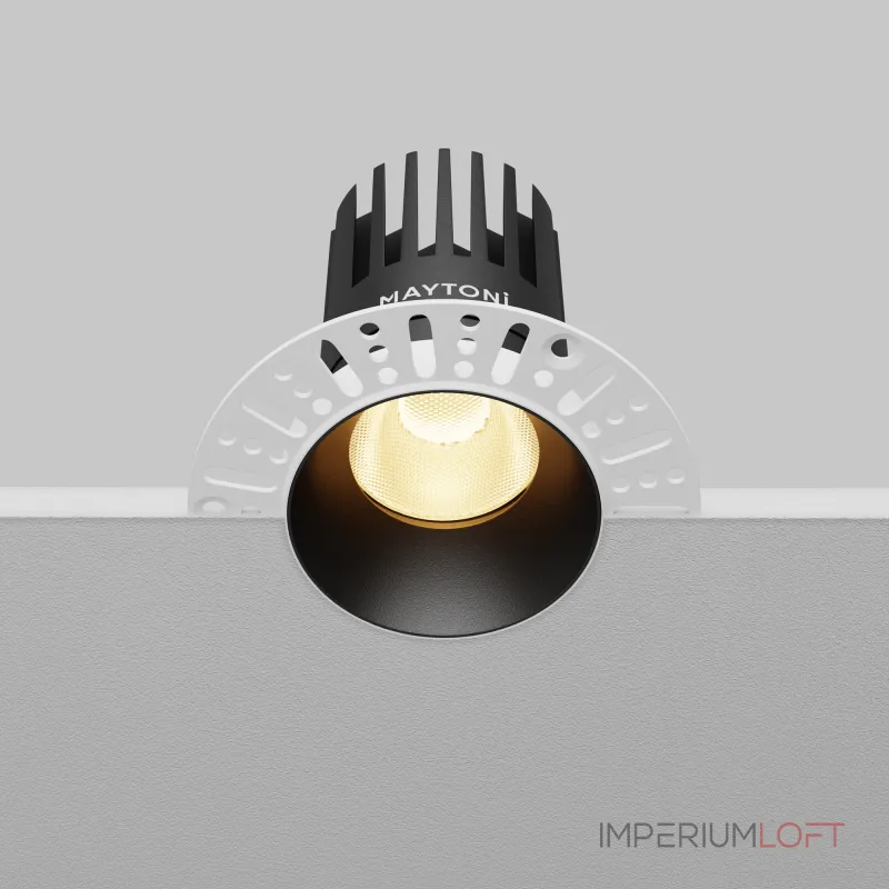 Встраиваемый светильник Maytoni Dip DL121-15W-2.7K-TRS-B