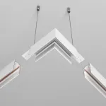 Коннектор угловой Exility накладной белый