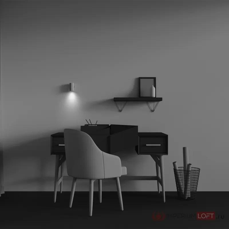 Настенный светильник (бра) Maytoni Wall C106WL-01-GU10-BS от ImperiumLoft