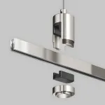 Подвес тросовый Hang одинарный платина Maytoni Flarity TRA157SW-S1-PT