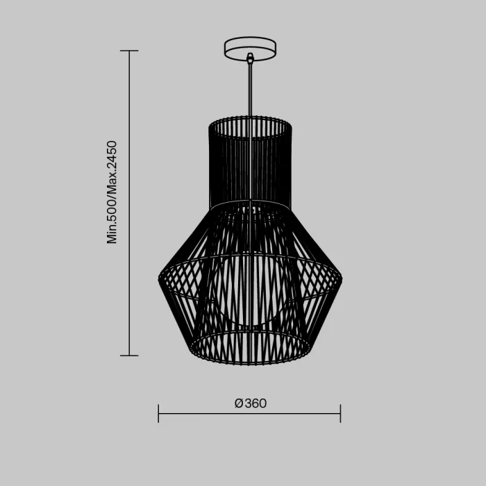 Подвесной светильник Freya Modern FR5405PL-01B от ImperiumLoft
