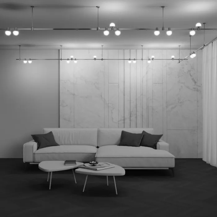 Трековый светильник Maytoni Luna TR149-1-5W3K-PT от ImperiumLoft