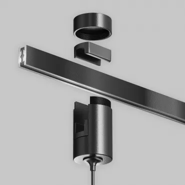 Трековый светильник Maytoni Focus Led TR155-1-5W4K-B от ImperiumLoft
