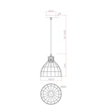 Подвесной светильник Freya Форма / Shape FR5335PL-01B