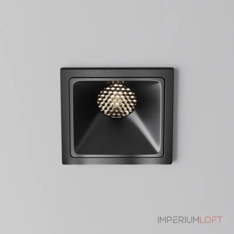 Встраиваемый светильник Maytoni Alfa LED DL043-01-10W4K-SQ-B-1 Встраиваемый светильник Maytoni Alfa LED DL043-01-10W4K-SQ-B-1