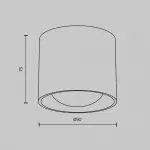 Потолочный светильник Maytoni Ceiling C217CL-15W4K-W от ImperiumLoft