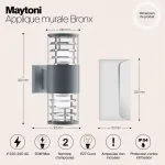 Настенный светильник Maytoni Outdoor O576WL-02GR