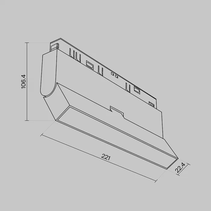 Трековый светильник Maytoni EXILITY TR036-4-12WTW-DD-B от ImperiumLoft