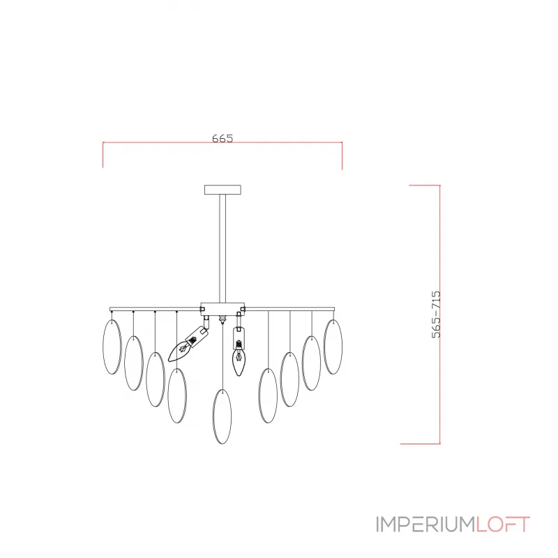 Люстра на штанге Freya Modern FR5104PL-06BS2