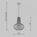 Подвесной светильник Roots MOD193PL-01W от ImperiumLoft