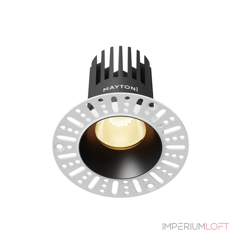 Встраиваемый светильник Maytoni Dip DL121-15W-2.7K-TRS-B