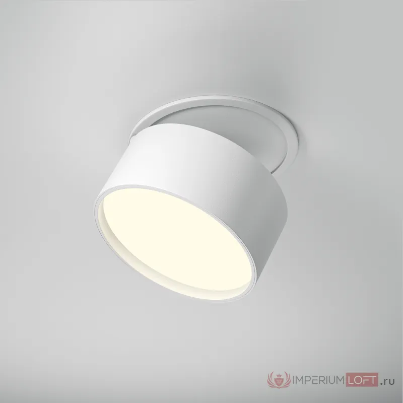 Встраиваемый светильник Maytoni Downlight DL024-12W3K-W от ImperiumLoft