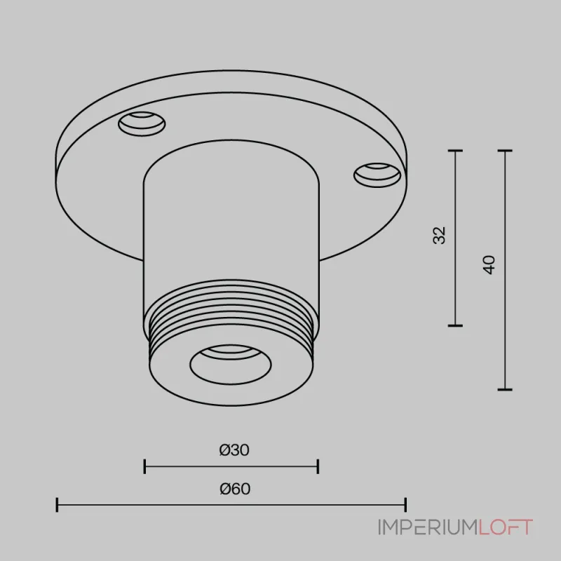 Основание для накладного монтажа системы Shelf с внешней резьбой без ввода питания Maytoni Shelf CA022BO-B от ImperiumLoft Основание для накладного монтажа системы Shelf с внешней резьбой без ввода питания Maytoni Shelf CA022BO-B от ImperiumLoft