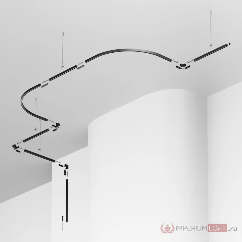Шинопровод накладной/подвесной Maytoni LEVITY TRX184-111B от ImperiumLoft