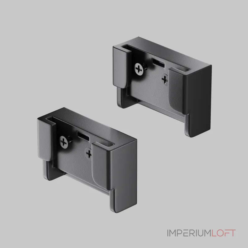 Заглушка двойная Parity черная, 2 шт в упаковке от ImperiumLoft Заглушка двойная Parity черная, 2 шт в упаковке от ImperiumLoft