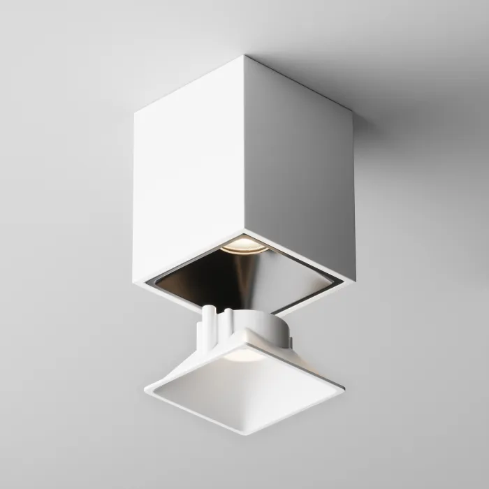 Декоративная рамка-отражатель для светильников серии Alfa LED Maytoni Downlight Ring8-10W-SQ-W от ImperiumLoft