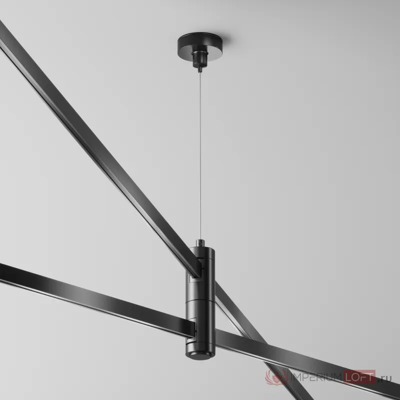 Подвес тросовый Hang двойной Flarity черный Maytoni FLARITY TRA157SW-D1-B от ImperiumLoft