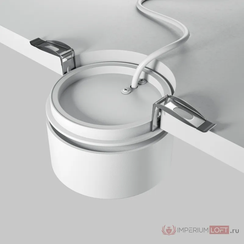 Встраиваемый светильник Maytoni Downlight DL024-12W3K-W от ImperiumLoft
