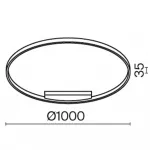 Подвесная люстра Rim MOD058PL-L54WK