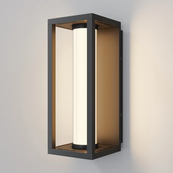 Настенный уличный светильник (бра) Maytoni Expo O480WL-L12B3K от ImperiumLoft