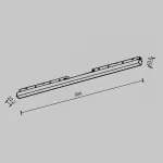 Трековый светильник Maytoni EXILITY TR030-2-30W2.7K-B от ImperiumLoft